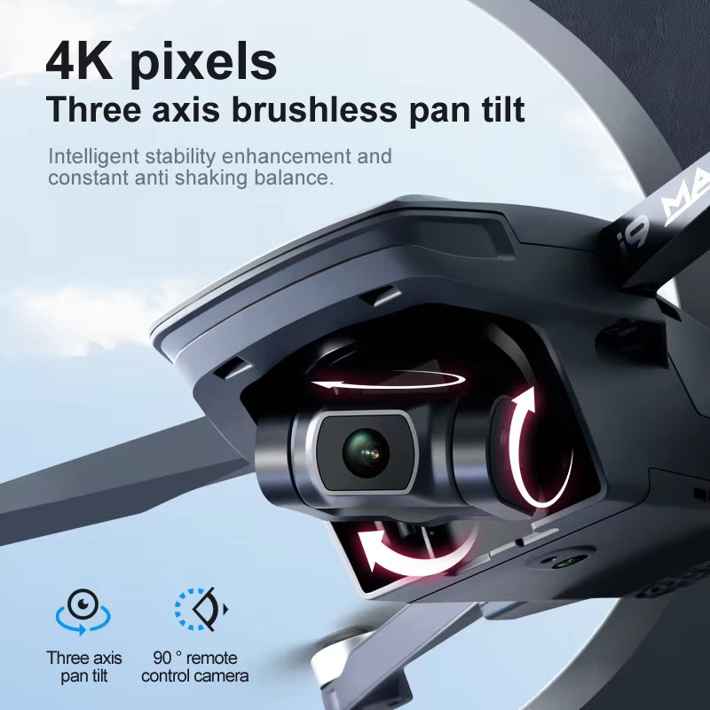 I9 MAX Drone 3-Axis Gimbal 4K HD Camera Dron GPS GLONASS Positioning 3KM 26Min Fly Brushless RC Quadcopter VS FAITH MINI Drone