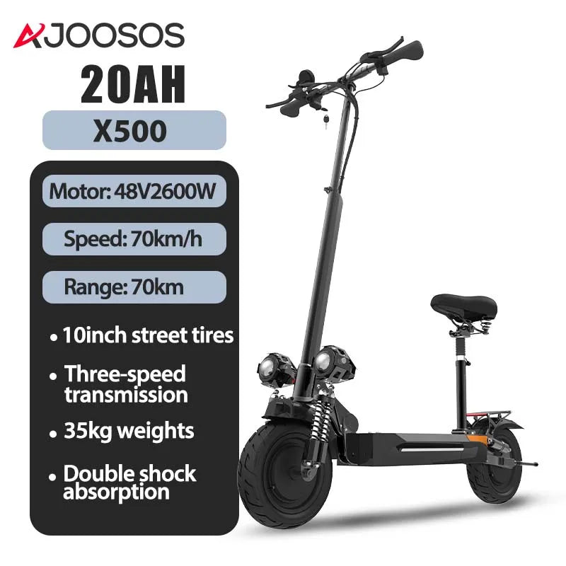 Super Power Electric Scooter 6000W 72V Dual Motor Electric Scooter Adults 100KM/H Fast Speed 85KM Long Range 26AH/30AH Battery