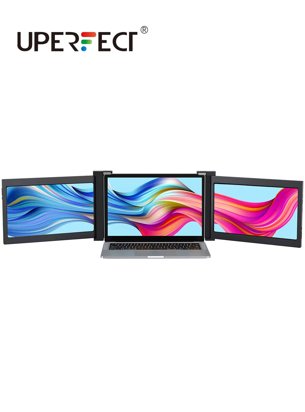 New  Z 13.3/14" Triple Portable Monitor for Laptop Full HD IPS 1080P Display Extender Dual Screen for 13"-16.5" Laptops